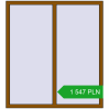 Pricing Tilt-and-Turn 1360x1500 mm REHAU OPTIMUM EURO-DESIGN 70 GOLDEN OAK two-sided. Price: 1 546.87 PLN