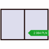 Pricing Tilt-and-Turn 2300x1500 mm REHAU OPTIMUM EURO-DESIGN 70 CHOCOLATE_BROWN two-sided. Price: 2 083.63 PLN