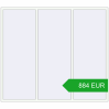Pricing Tilt-and-Turn 2500x2200 mm REHAU ENERGY-SAVING SYNEGO MD RAL 9016 Traffic white two-sided. Price: 883.53 EUR
