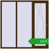 Ustalenie cen Okna skrzydłowe 1800x1800 mm REHAU OPTIMUM EURO-DESIGN 70 DARK_OAK dwustronny. Cena: 611,78 €