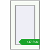 Pricing Tilt-and-Turn 300x500 mm REHAU OPTIMUM EURO-DESIGN 70 RAL 9016 Traffic white two-sided. Price: 146.55 PLN