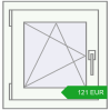 Ustalenie cen Okna skrzydłowe 500x515 mm REHAU OPTIMUM EURO-DESIGN 70 RAL 9016 Traffic white dwustronny. Cena: 121.2 EUR