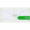 Ustalenie cen Okna skrzydłowe 1490x730 mm REHAU OPTIMUM EURO-DESIGN 70 RAL 9016 Traffic white dwustronny. Cena: 215,79 €