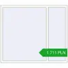 Pricing Tilt-and-Turn 1650x1420 mm REHAU ENERGY-SAVING SYNEGO MD RAL 9016 Traffic white two-sided. Price: 1 710.51 PLN