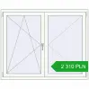 Pricing Tilt-and-Turn 1500x1200 mm REHAU ENERGY-SAVING SYNEGO MD RAL 9016 Traffic white two-sided. Price: 2 310.37 PLN