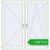 Ustalenie cen Okna skrzydłowe 1450x1520 mm REHAU OPTIMUM EURO-DESIGN 70 RAL 9016 Traffic white dwustronny. Cena: 1 686.05 PLN