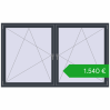 Ustalenie cen Okna skrzydłowe 2270x1350 mm KORSA ENERGY-SAVING REHAU SYNEGO MD. Cena: 1539,85 €