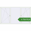 Pricing Tilt-and-Turn 3200x1800 mm REHAU ENERGY-SAVING SYNEGO MD RAL 9016 Traffic white two-sided. Price: 4 754.19 PLN