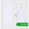 Pricing Okna skrzydłowe 1050x1100 mm EPSILON OPTIMA RAL 9016 Traffic white dwustronny. Price: 472.8 PLN