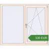 Pricing Tilt-and-Turn 1396x1193 mm KORSA OPTIMUM REHAU EURO 70. Price: 530.21 EUR