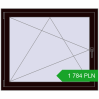 Pricing Tilt-and-Turn 1150x970 mm REHAU OPTIMUM EURO-DESIGN 70 CHOCOLATE_BROWN two-sided. Price: 1 784.22 PLN