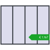 Pricing Tilt-and-Turn 2500x2000 mm KORSA OPTIMUM REHAU EURO 70. Price: 1166,81 €