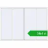 Pricing Okna rozwierne 3000x2100 mm ALU STANDARD 72 RAL 9016 Traffic white dwustronny. Price: 5863,64 zł
