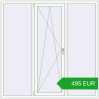 Pricing Tilt-and-Turn 1800x1800 mm REHAU OPTIMUM EURO-DESIGN 70 RAL 9016 Traffic white two-sided. Price: 495.46 EUR