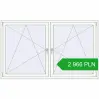 Pricing Tilt-and-Turn 1980x1200 mm REHAU OPTIMUM EURO-DESIGN 70 RAL 9016 Traffic white two-sided. Price: 2 966.16 PLN