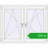 Pricing Tilt-and-Turn 1305x1040 mm REHAU ENERGY-SAVING SYNEGO MD RAL 9016 Traffic white two-sided. Price: 1798,63 zł