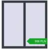 Pricing Tilt-and-Turn 1000x1052 mm REHAU OPTIMUM EURO-DESIGN 70 ANTHRACITE_GREY_STRUKTURAL two-sided. Price: 955.71 PLN