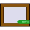 Pricing Tilt-and-Turn 450x350 mm REHAU OPTIMUM EURO-DESIGN 70 GOLDEN OAK two-sided. Price: 221.91 PLN