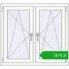 Pricing Tilt-and-Turn 1020x935 mm REHAU ENERGY-SAVING SYNEGO MD RAL 9016 Traffic white two-sided. Price: 1473,89 zł