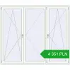 Pricing Tilt-and-Turn 2100x1800 mm REHAU ENERGY-SAVING SYNEGO MD RAL 9016 Traffic white two-sided. Price: 4 350.62 PLN
