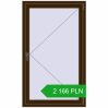 Ustalenie cen Okna skrzydłowe 900x1500 mm REHAU ENERGY-SAVING SYNEGO MD DARK_OAK dwustronny. Cena: 2 166.3 PLN