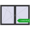 Pricing Tilt-and-Turn 2050x1400 mm REHAU OPTIMUM EURO-DESIGN 70 ANTHRACITE_GREY_GLATT two-sided. Price: 3 443.07 PLN