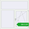 Pricing Tilt-and-Turn 1500x1500 mm REHAU ENERGY-SAVING SYNEGO MD RAL 9016 Traffic white two-sided. Price: 566.09 EUR