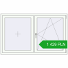 Pricing Tilt-and-Turn 1640x1000 mm REHAU OPTIMUM EURO-DESIGN 70 RAL 9016 Traffic white two-sided. Price: 1 428.69 PLN