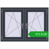 Ustalenie cen Okna skrzydłowe 1065x755 mm REHAU ENERGY-SAVING SYNEGO MD ANTHRACITE_GREY_STRUKTURAL dwustronny. Cena: 371.68 EUR