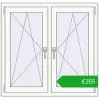 Pricing Tilt-and-Turn 1035x995 mm REHAU ENERGY-SAVING SYNEGO MD BLACK_BROWN external. Price: 354,65 €