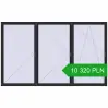 Pricing Tilt-and-Turn 3800x2300 mm REHAU ENERGY-SAVING SYNEGO MD BLACK_ULTI-MATT two-sided. Price: 10 320.32 PLN