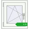 Pricing Tilt-and-Turn 500x545 mm EPSILON OPTIMA RAL 9016 Traffic white two-sided. Price: 84,89 €