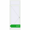 Ustalenie cen Okna rozwierne 900x2500 mm REHAU ENERGY-SAVING SYNEGO MD RAL 9016 Traffic white dwustronny. Cena: 377,27 €