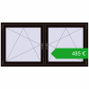 Ustalenie cen Okna skrzydłowe 1770x890 mm REHAU ENERGY-SAVING SYNEGO MD BLACK_BROWN dwustronny. Cena: 485,37 €