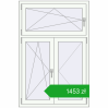 Pricing Tilt-and-Turn 1000x1500 mm REHAU OPTIMUM EURO-DESIGN 70 RAL 9016 Traffic white two-sided. Price: 1453,44 zł