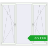 Pricing Tilt-and-Turn 2000x1800 mm REHAU ENERGY-SAVING SYNEGO MD RAL 9016 Traffic white two-sided. Price: 871.82 EUR