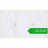 Pricing Tilt-and-Turn 2440x1450 mm REHAU OPTIMUM EURO-DESIGN 70 RAL 9016 Traffic white two-sided. Price: 731.75 EUR