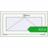 Ustalenie cen Okna skrzydłowe 850x450 mm REHAU OPTIMUM EURO-DESIGN 70 RAL 9016 Traffic white dwustronny. Cena: 423,29 zł