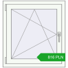 Pricing Tilt-and-Turn 750x800 mm REHAU OPTIMUM EURO-DESIGN 70 RAL 9016 Traffic white two-sided. Price: 815.78 PLN