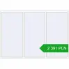 Pricing Tilt-and-Turn 2700x1900 mm REHAU OPTIMUM EURO-DESIGN 70 RAL 9016 Traffic white two-sided. Price: 2 391.34 PLN