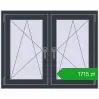 Ustalenie cen Okna skrzydłowe 1050x845 mm REHAU ENERGY-SAVING SYNEGO MD ANTHRACITE_GREY_STRUKTURAL dwustronny. Cena: 1715,19 zł