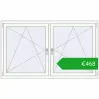 Pricing Tilt-and-Turn 1785x1055 mm REHAU ENERGY-SAVING SYNEGO MD GOLDEN OAK external. Price: 468,31 €