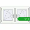 Ustalenie cen Okna skrzydłowe 990x560 mm EPSILON OPTIMA RAL 9016 Traffic white dwustronny. Cena: 134,18 €