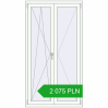 Pricing Tilt-and-Turn 998x1850 mm REHAU OPTIMUM EURO-DESIGN 70 RAL 9016 Traffic white two-sided. Price: 2 075.47 PLN