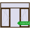 Pricing Tilt-and-Turn 2100x1800 mm REHAU ENERGY-SAVING SYNEGO MD DARK_OAK two-sided. Price: 6 024.41 PLN