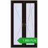 Ustalenie cen Okna skrzydłowe 980x1750 mm REHAU OPTIMUM EURO-DESIGN 70 BLACK_BROWN dwustronny. Cena: 1 849.74 PLN