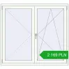 Pricing Tilt-and-Turn 1500x1350 mm REHAU OPTIMUM EURO-DESIGN 70 ANTHRACITE_GREY_STRUKTURAL external. Price: 2 168.74 PLN