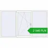 Pricing Tilt-and-Turn 2350x1370 mm REHAU OPTIMUM EURO-DESIGN 70 RAL 9016 Traffic white two-sided. Price: 2 045.65 PLN