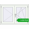 Pricing Tilt-and-Turn 1020x720 mm REHAU ENERGY-SAVING SYNEGO MD RAL 9016 Traffic white two-sided. Price: 1 429.52 PLN