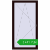 Pricing Tilt-and-Turn 1200x2300 mm REHAU OPTIMUM EURO-DESIGN 70 CHOCOLATE_BROWN two-sided. Price: 3 470.97 PLN